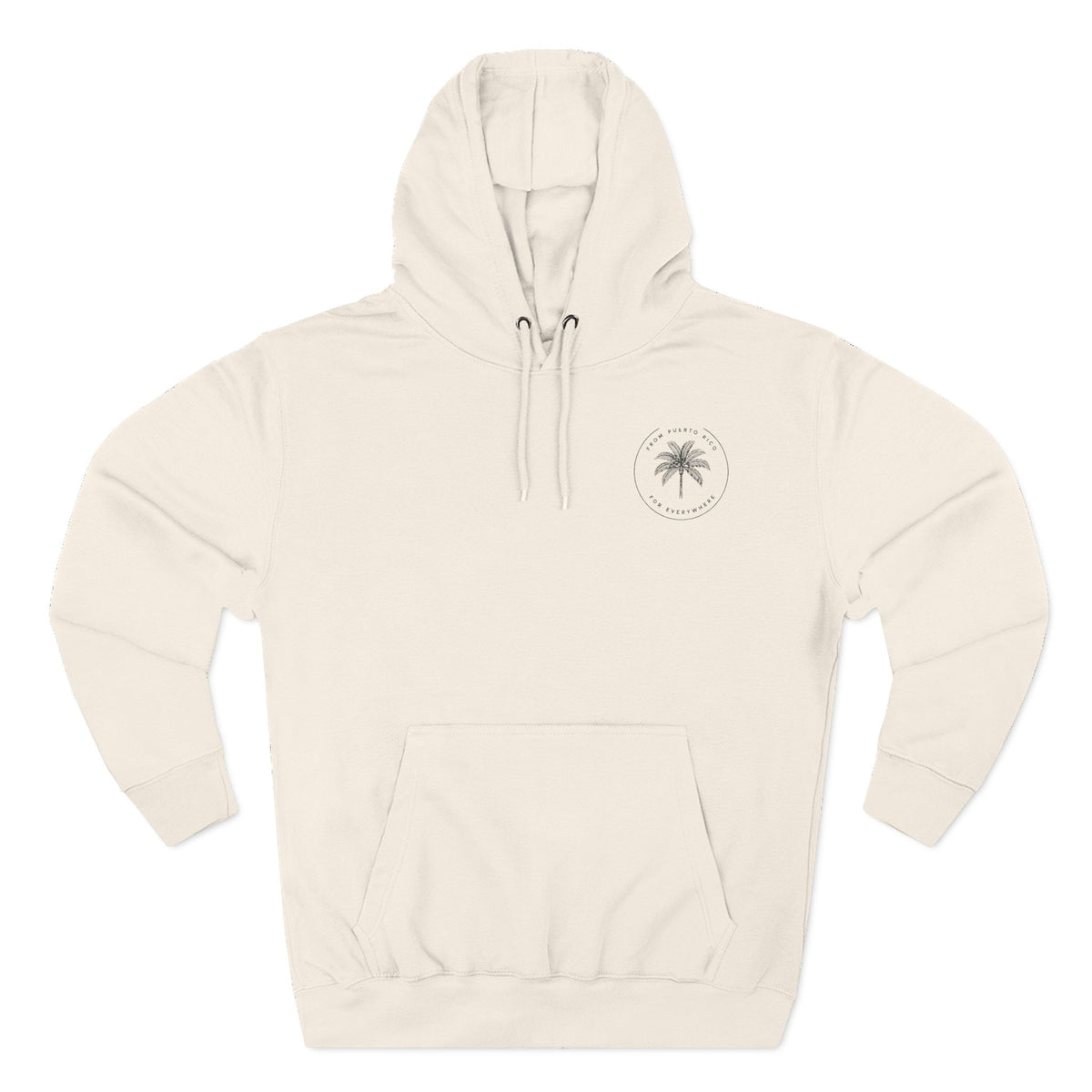 Faith Over Fear Hoodie, hoodie, Sandshell, front view, FAITH OVER FEAR., Isaiah 41:10 (KJV)