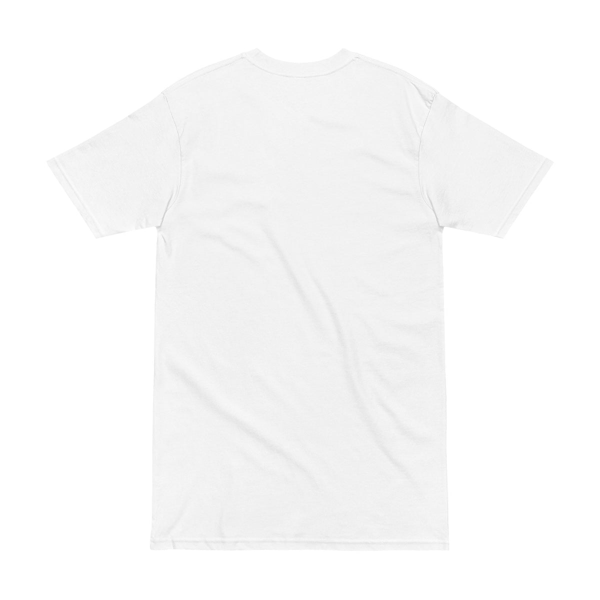 Grace, Not Works Tee, t-shirt, White, back view, blank, GRACE, NOT WORKS., Ephesians 2:8–9 (KJV)