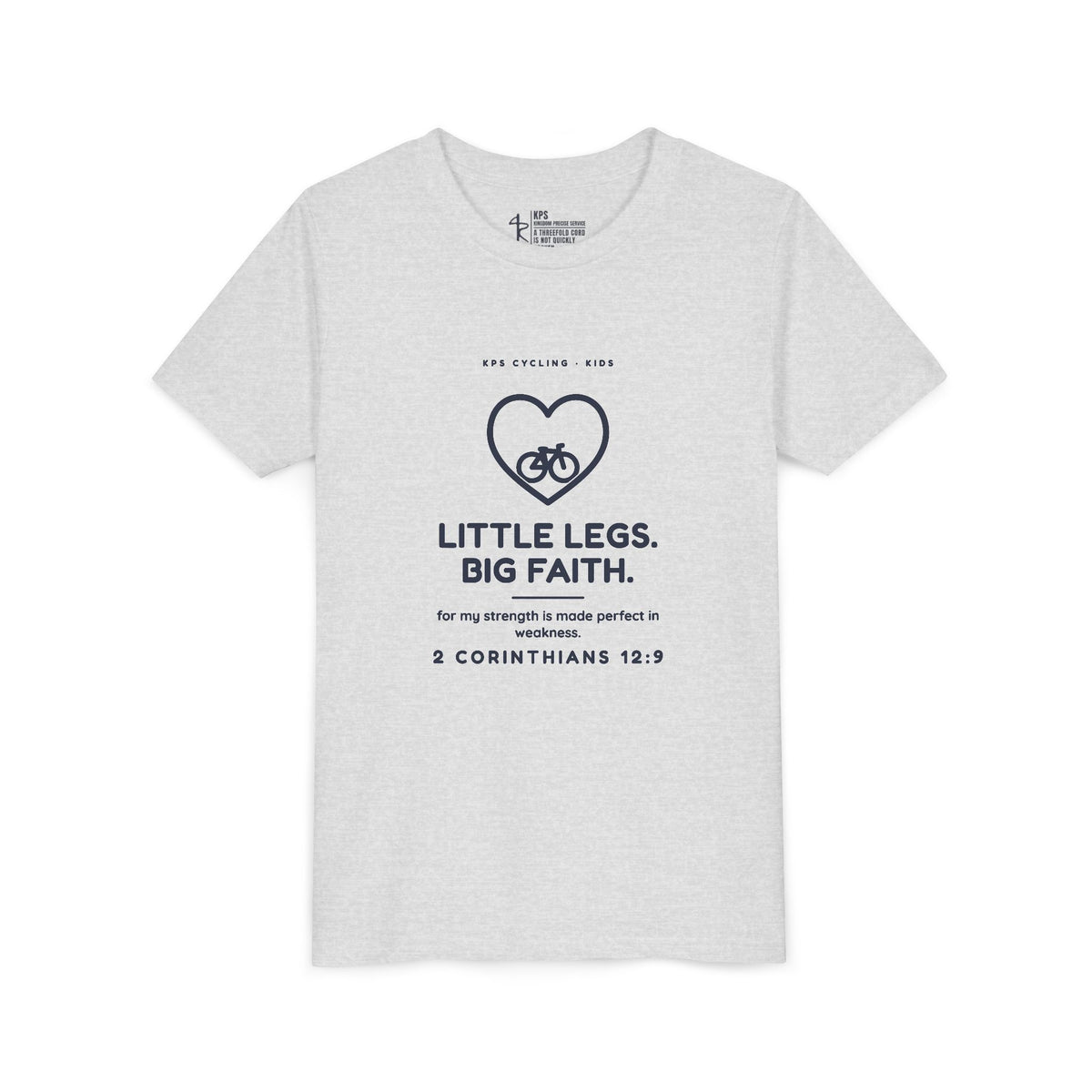 Little Legs, Big Faith Youth Tee