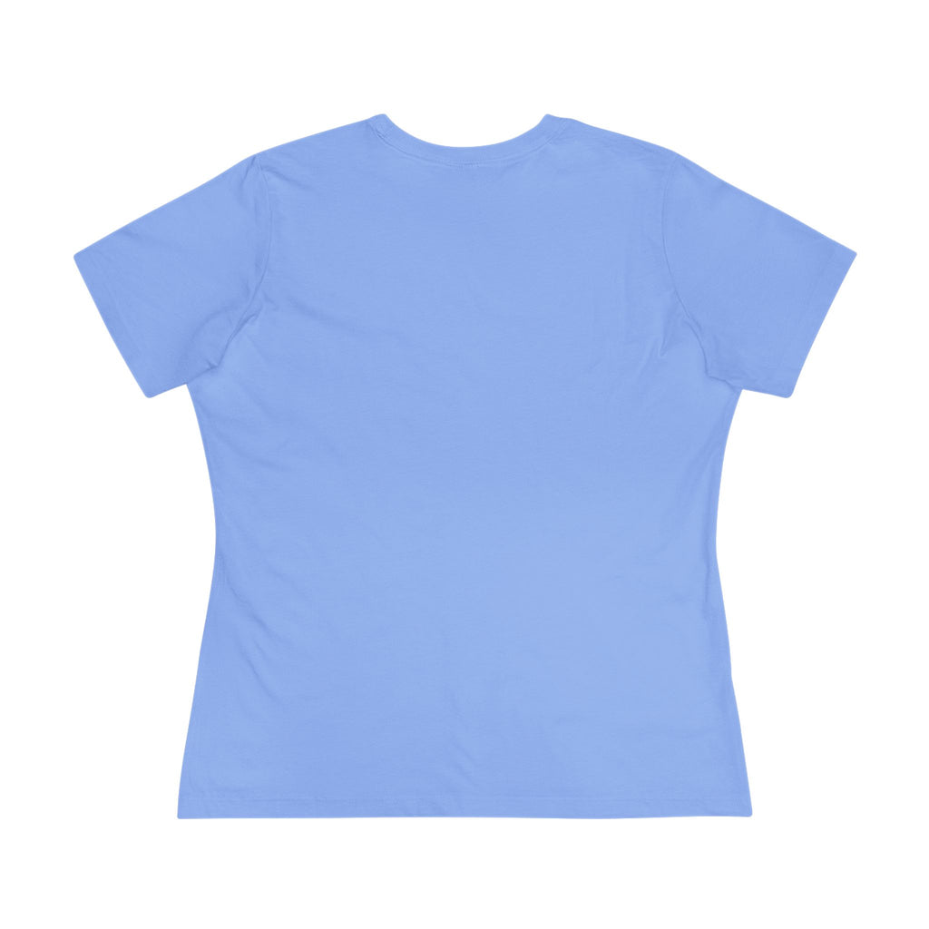 Keys of the Kingdom Women's Tee, Carolina Blue, back view, plain back, KEYS OF THE KINGDOM., Matthew 16:19 (KJV)