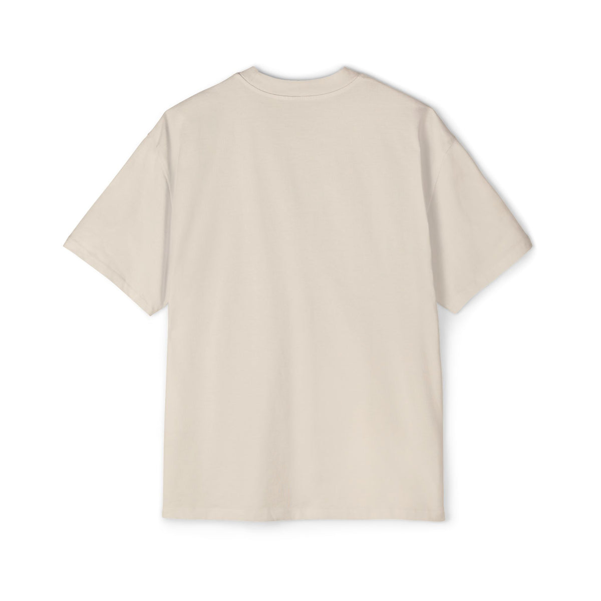 Seek First Mountain Oversized Tee, t-shirt, Ecru, back view, SEEK FIRST., Matthew 6:33 (KJV)