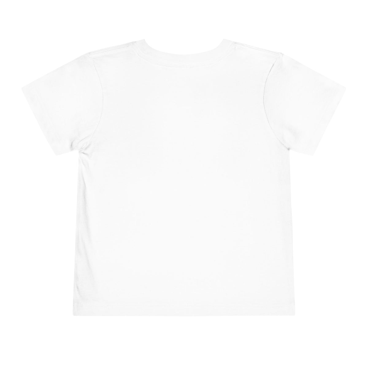 Seek First Crown Toddler Tee, toddler t-shirt, White, back view, SEEK FIRST., Matthew 6:33 (KJV)