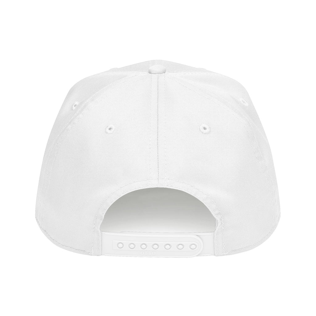 Rest Day Cap, White, back view, REST DAY. NON-NEGOTIABLE. Genesis 2:2 (KJV)