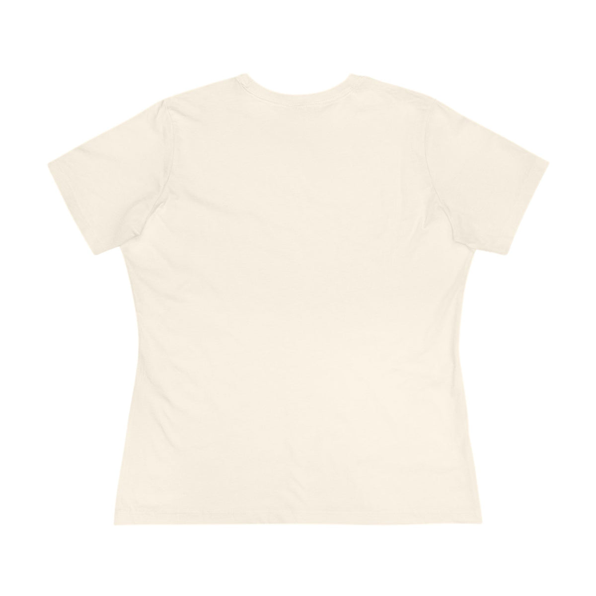 No Temas Women's Relaxed Tee, Natural, back view, plain, NO TEMAS., Isaiah 41:10 (KJV)