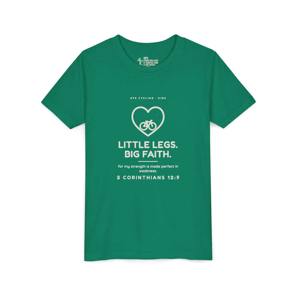 Little Legs, Big Faith Youth Tee