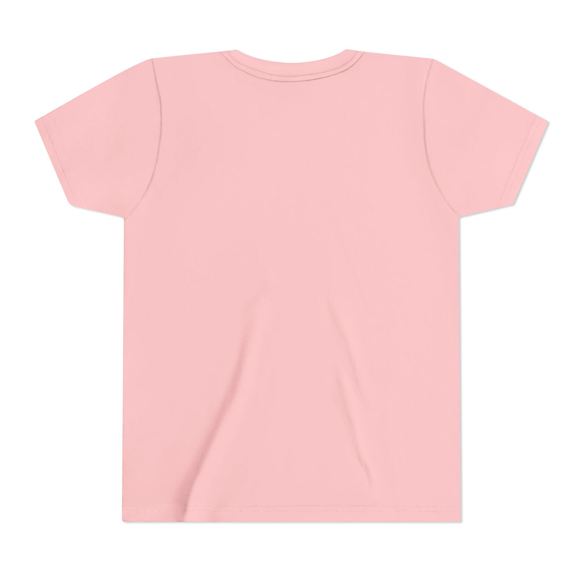 Blessed & Sandy Youth Tee, Pink, back view, plain back, BLESSED & SANDY., Psalm 118:24 (KJV)