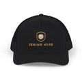 Lion Crest Trucker Cap, trucker cap, Black, front view, FEAR NOT., Isaiah 41:10 (KJV)