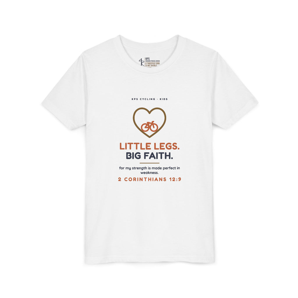 Little Legs, Big Faith Youth Tee