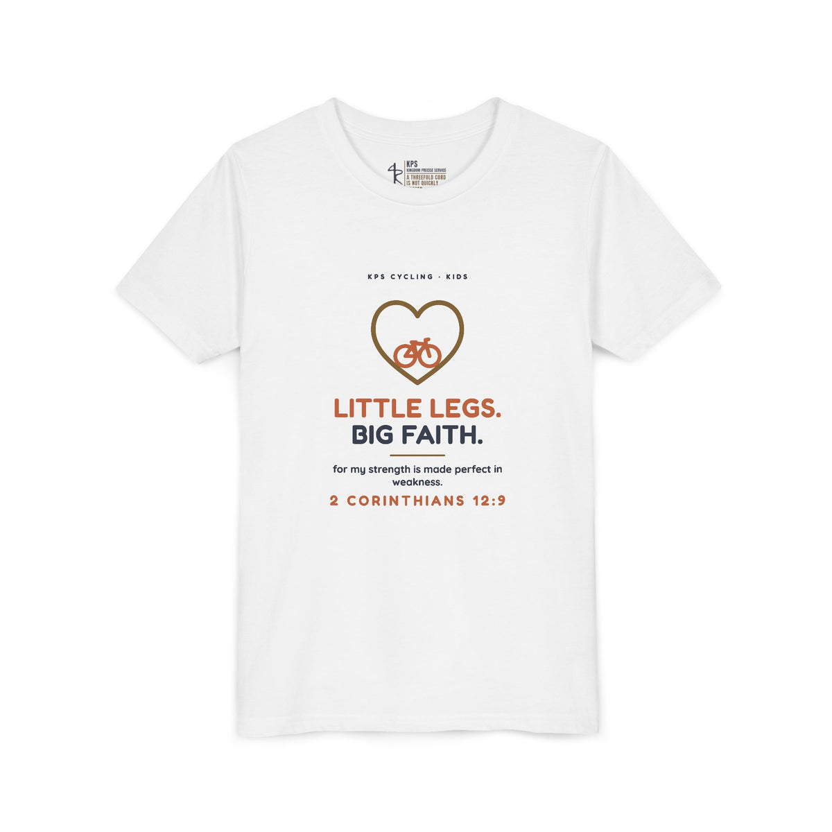 Little Legs, Big Faith Youth Tee
