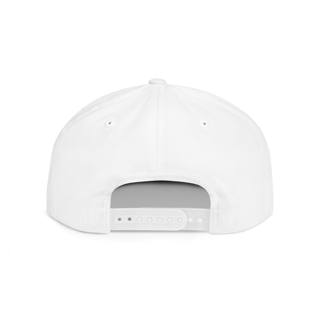 Too Blessed Snapback, White, back view, TOO BLESSED TO BE STRESSED., Philippians 4:6-7 (KJV)