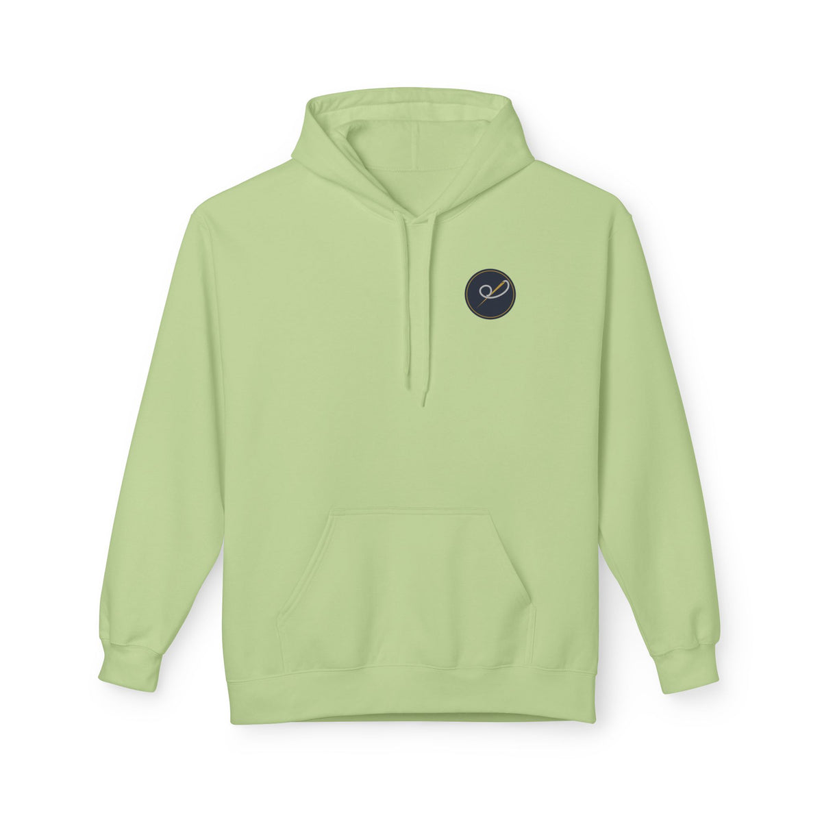 His Way GPS Hoodie, hoodie, Pistachio, front view with small KPS needle logo on the chest, HIS WAY IS BETTER THAN MY GPS., Proverbs 3:5-6 (KJV)