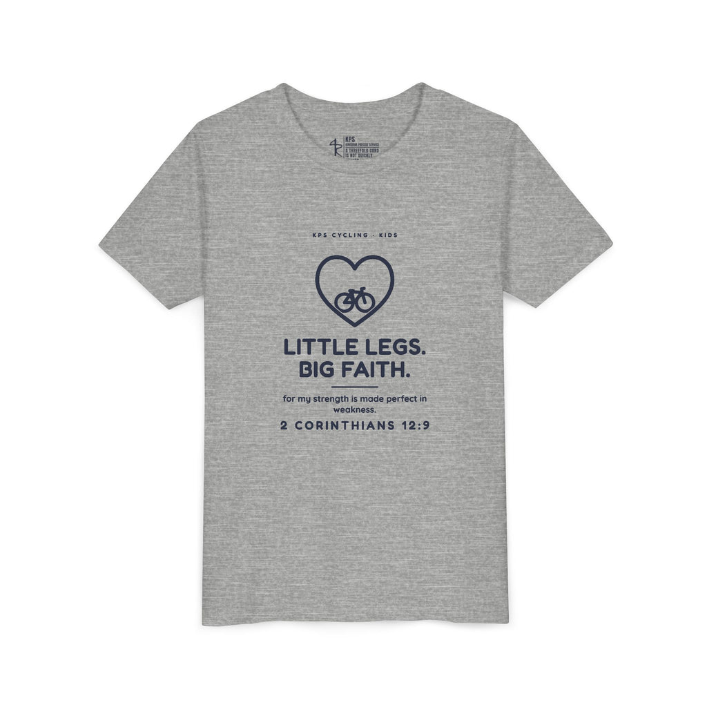 Little Legs, Big Faith Youth Tee