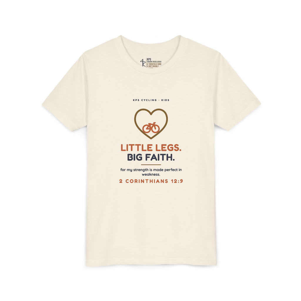 Little Legs, Big Faith Youth Tee