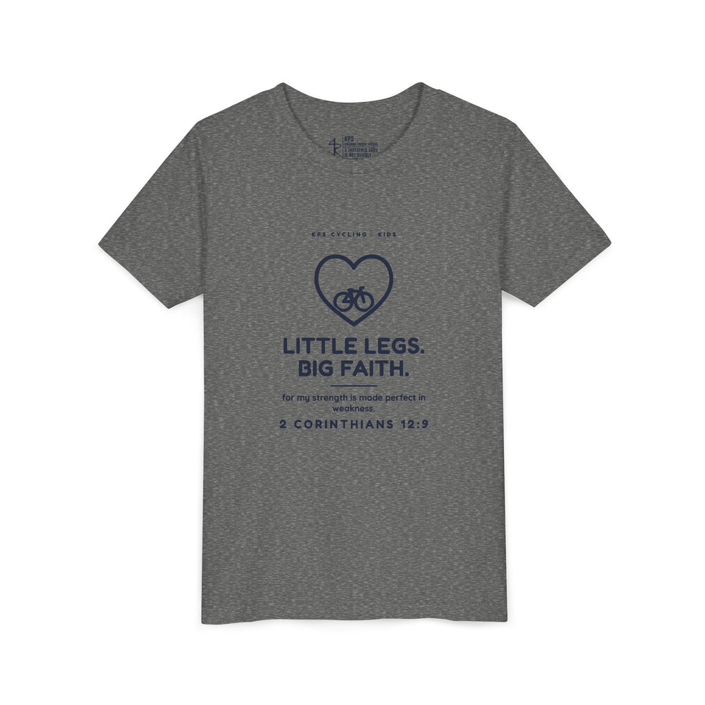 Little Legs, Big Faith Youth Tee