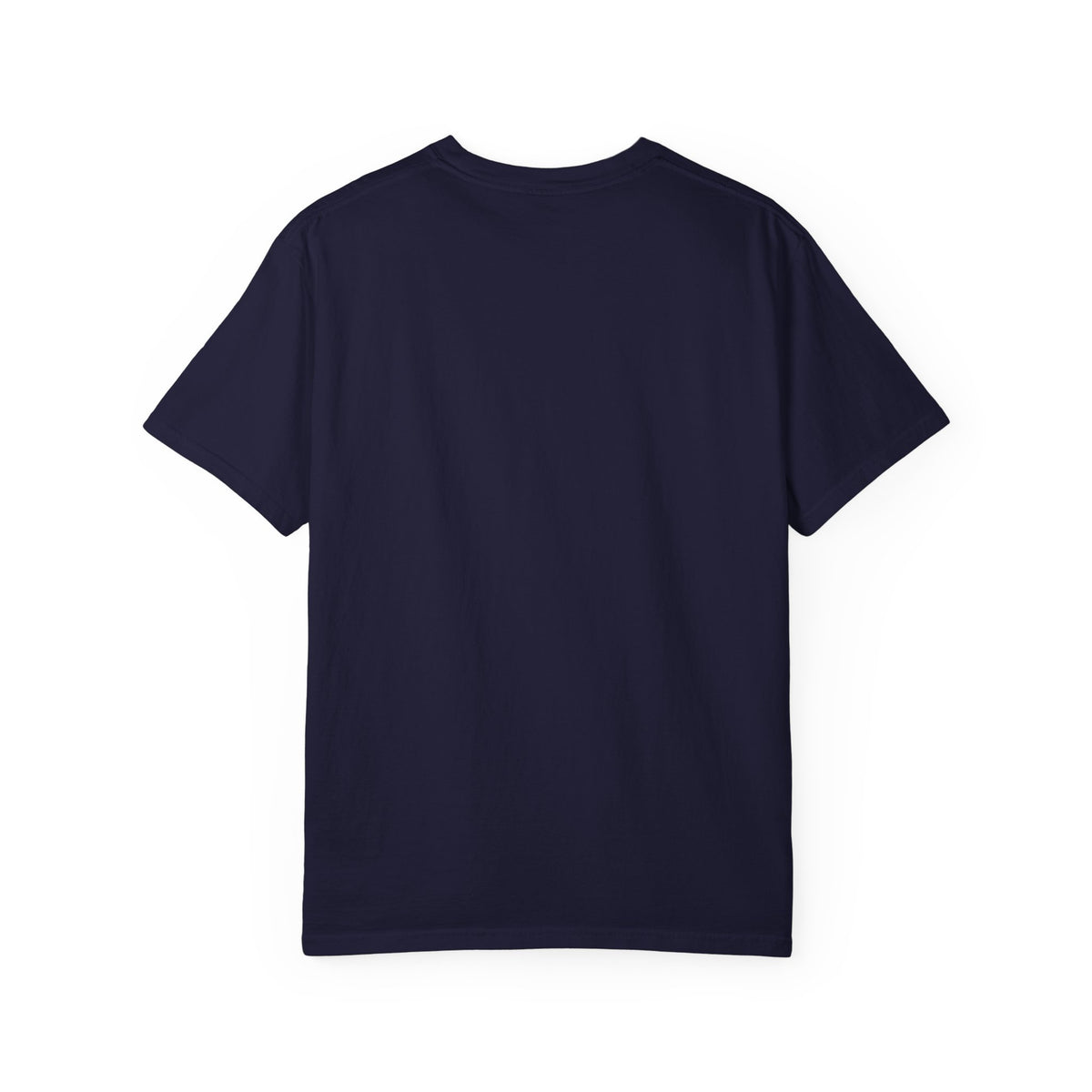 KPS Surf Club Tee, True Navy, back view, KPS SURF CLUB. Ecclesiastes 4:12 (KJV)