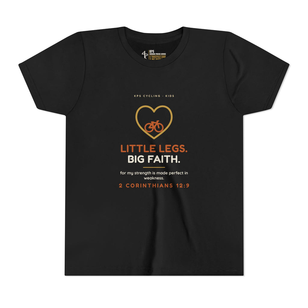 Little Legs, Big Faith Youth Tee