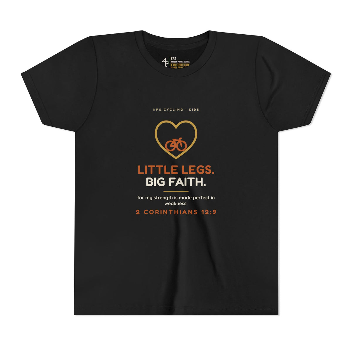Little Legs, Big Faith Youth Tee