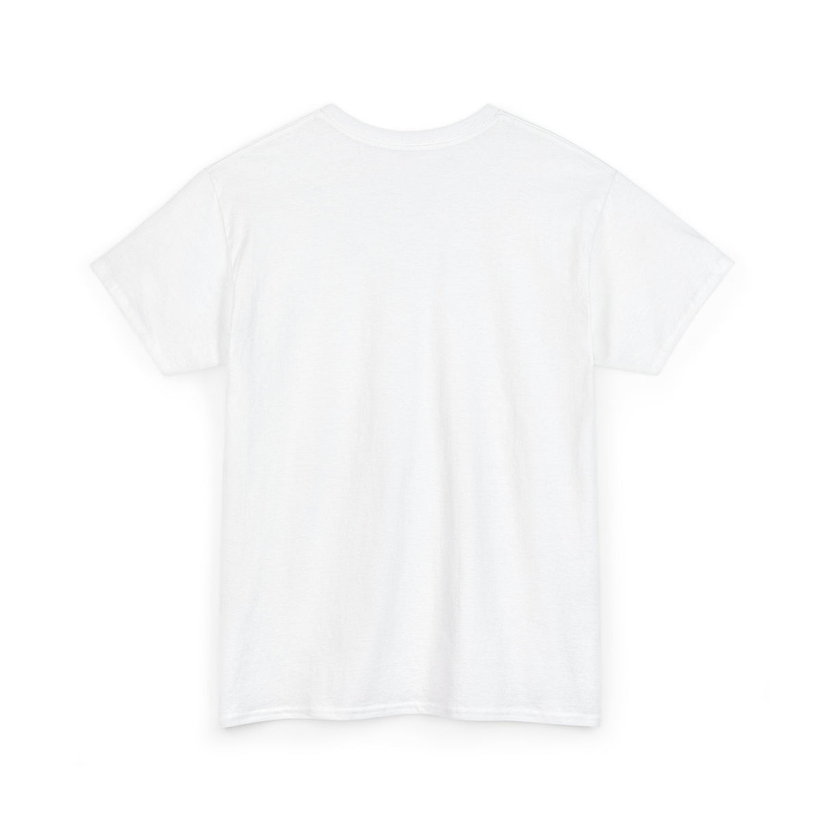 Made for His Glory Tee, t-shirt, White, back view, blank, MADE FOR HIS GLORY., Isaiah 43:7 (KJV)
