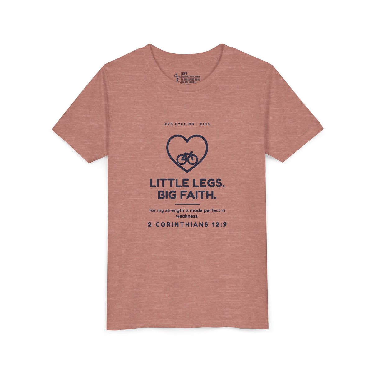 Little Legs, Big Faith Youth Tee