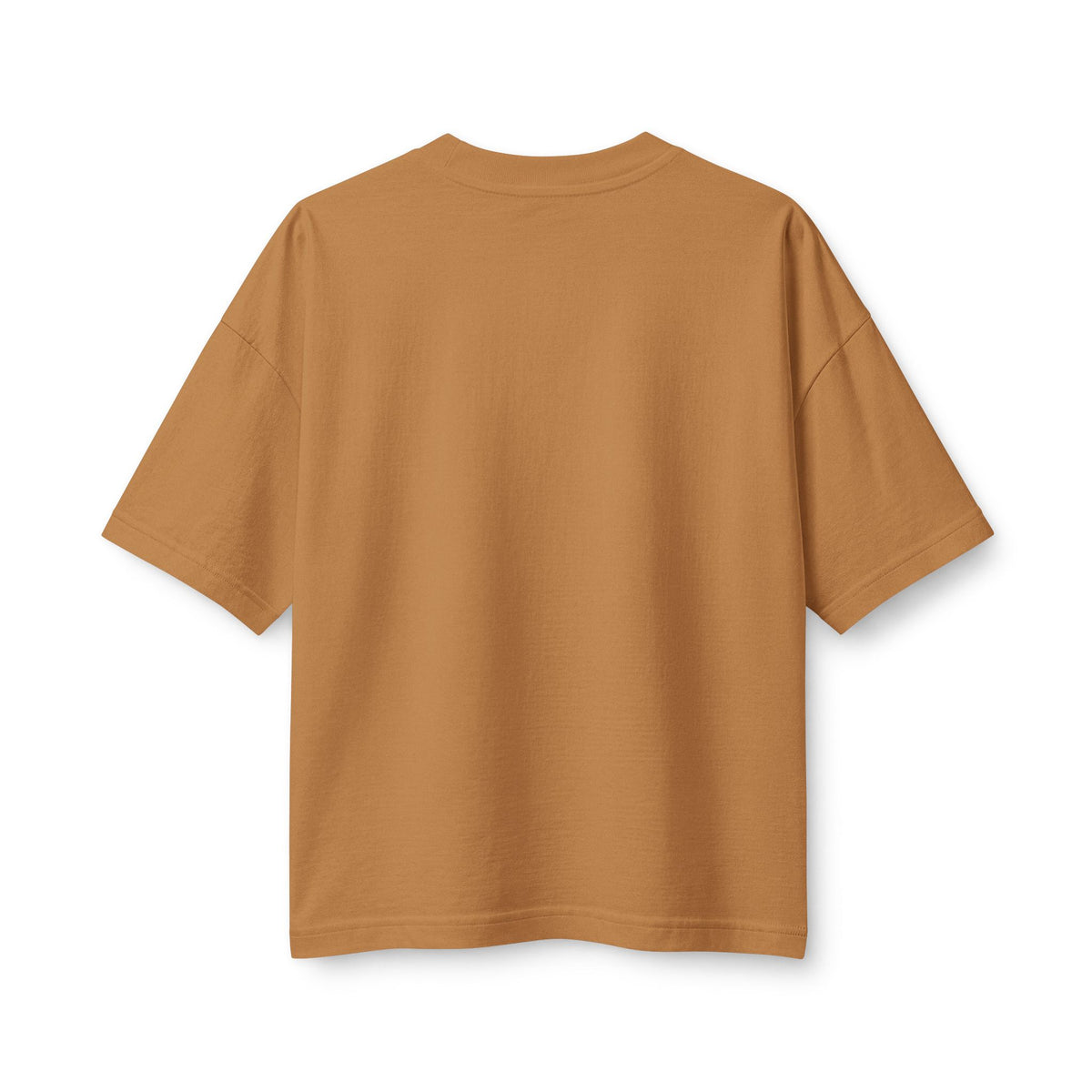 The Bread of Life Women's Boxy Tee, Toast, back view, THE BREAD OF LIFE. (THE ONLY CARBO-LOAD THAT LASTS.) John 6:35 (KJV)