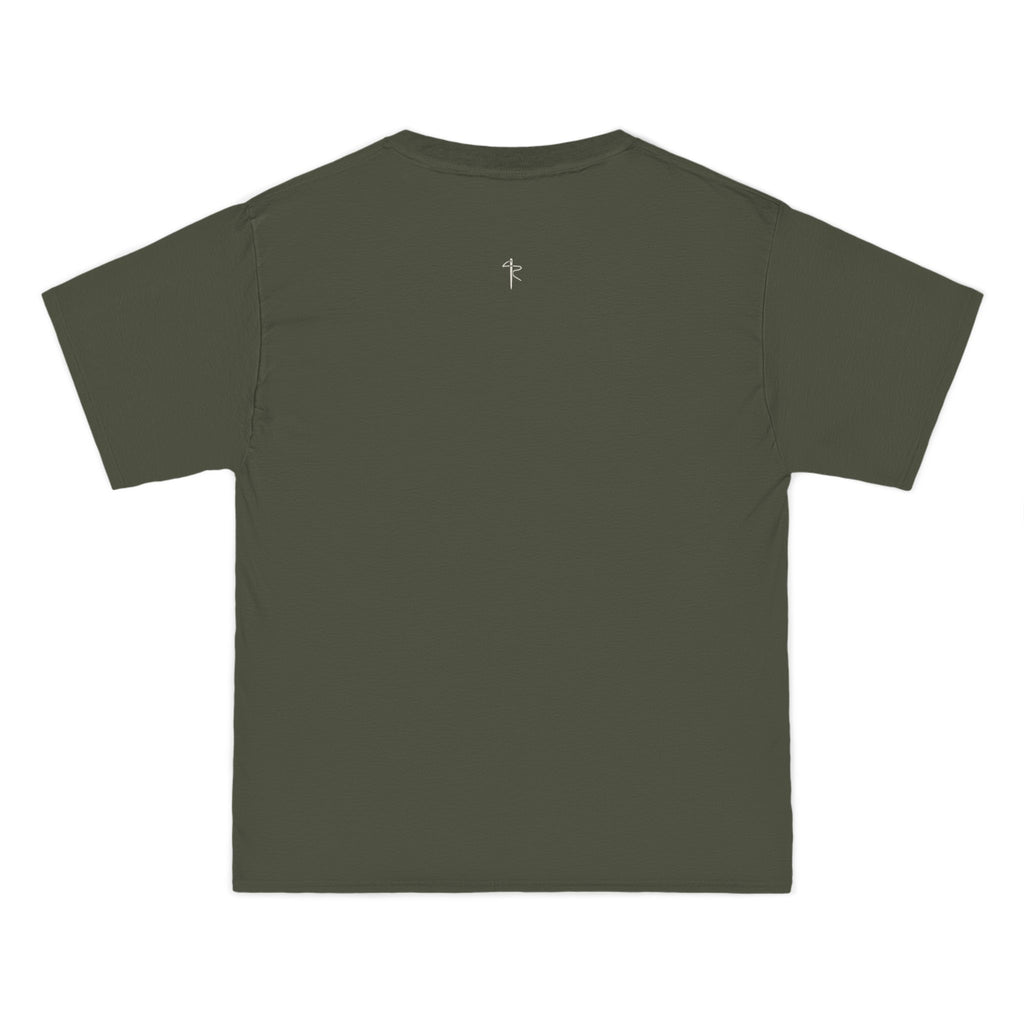 Mount Up (My Legs Didn't Get the Memo) Cycling Tee, Fatigue Green, back view, MOUNT UP. (MY LEGS DIDN'T GET THE MEMO.) Isaiah 40:31 (KJV)