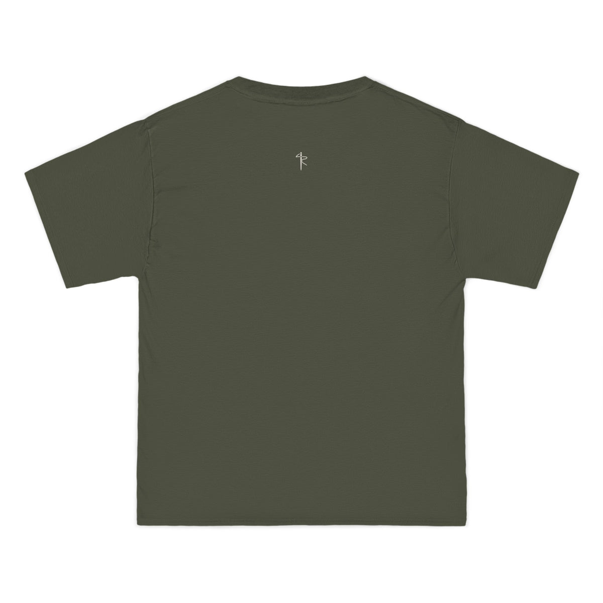 Mount Up (My Legs Didn't Get the Memo) Cycling Tee, Fatigue Green, back view, MOUNT UP. (MY LEGS DIDN'T GET THE MEMO.) Isaiah 40:31 (KJV)
