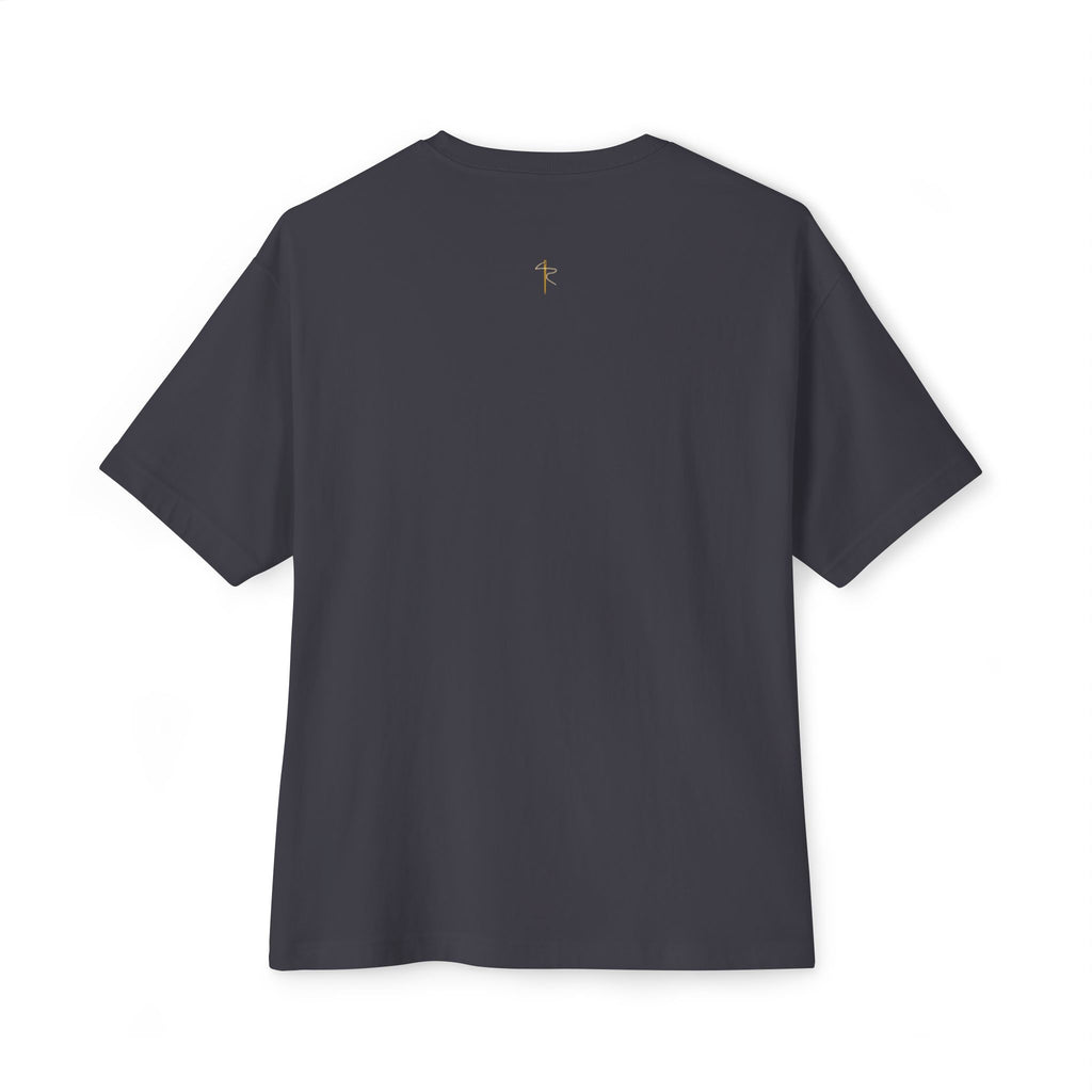 Follow Me (I'll Block the Wind) Cycling Tee, Dark Grey, back view, FOLLOW ME. (I'LL BLOCK THE WIND.) Matthew 4:19 (KJV)