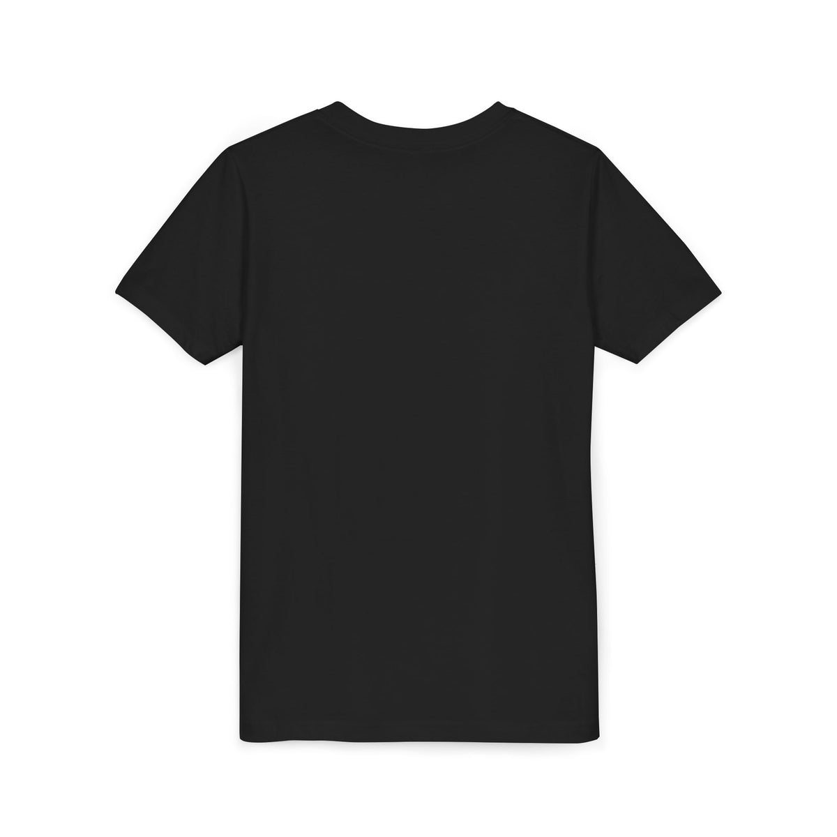 Kids Kingdom Tee in Black, flat back view