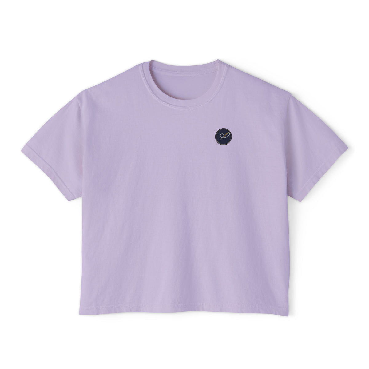 Live by Faith Crop Tee, crop t-shirt, Orchid, front view, LIVE BY FAITH., Habakkuk 2:4 (KJV)