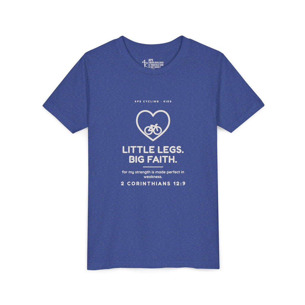 Little Legs, Big Faith Youth Tee