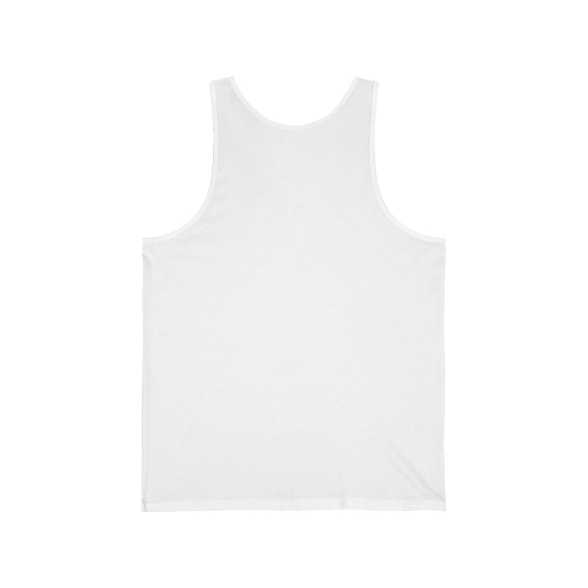 Fueled by Coffee & Grace Tank, tank top, White, back view, blank, FUELED BY COFFEE & GRACE., 2 Corinthians 12:9 (KJV)