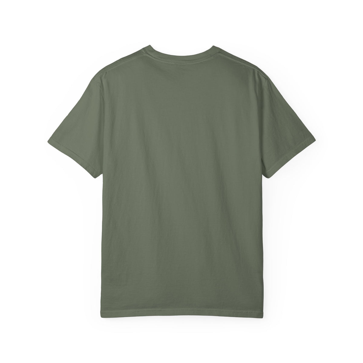 KPS Surf Club Tee, Moss, back view, KPS SURF CLUB. Ecclesiastes 4:12 (KJV)