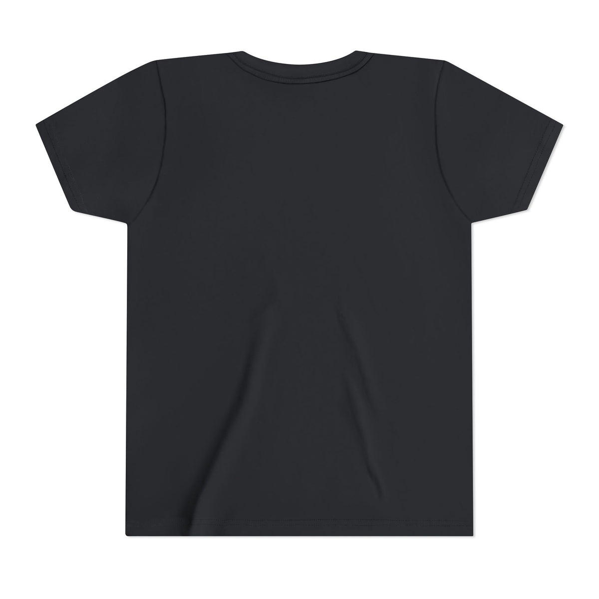 All Things Work Together (Even the Wipeouts) Youth Tee, Vintage Black, back view, ALL THINGS WORK TOGETHER. EVEN THE WIPEOUTS. Romans 8:28 (KJV)