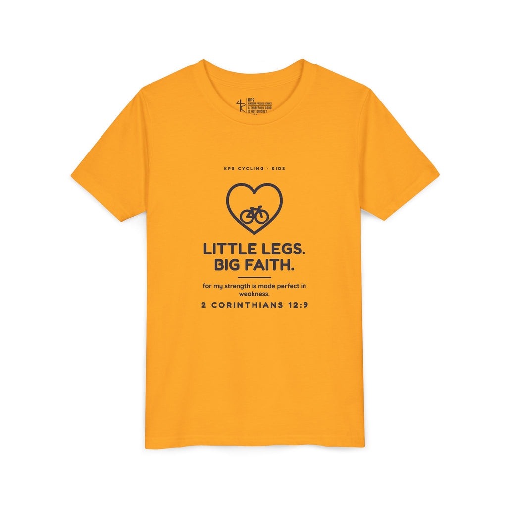 Little Legs, Big Faith Youth Tee