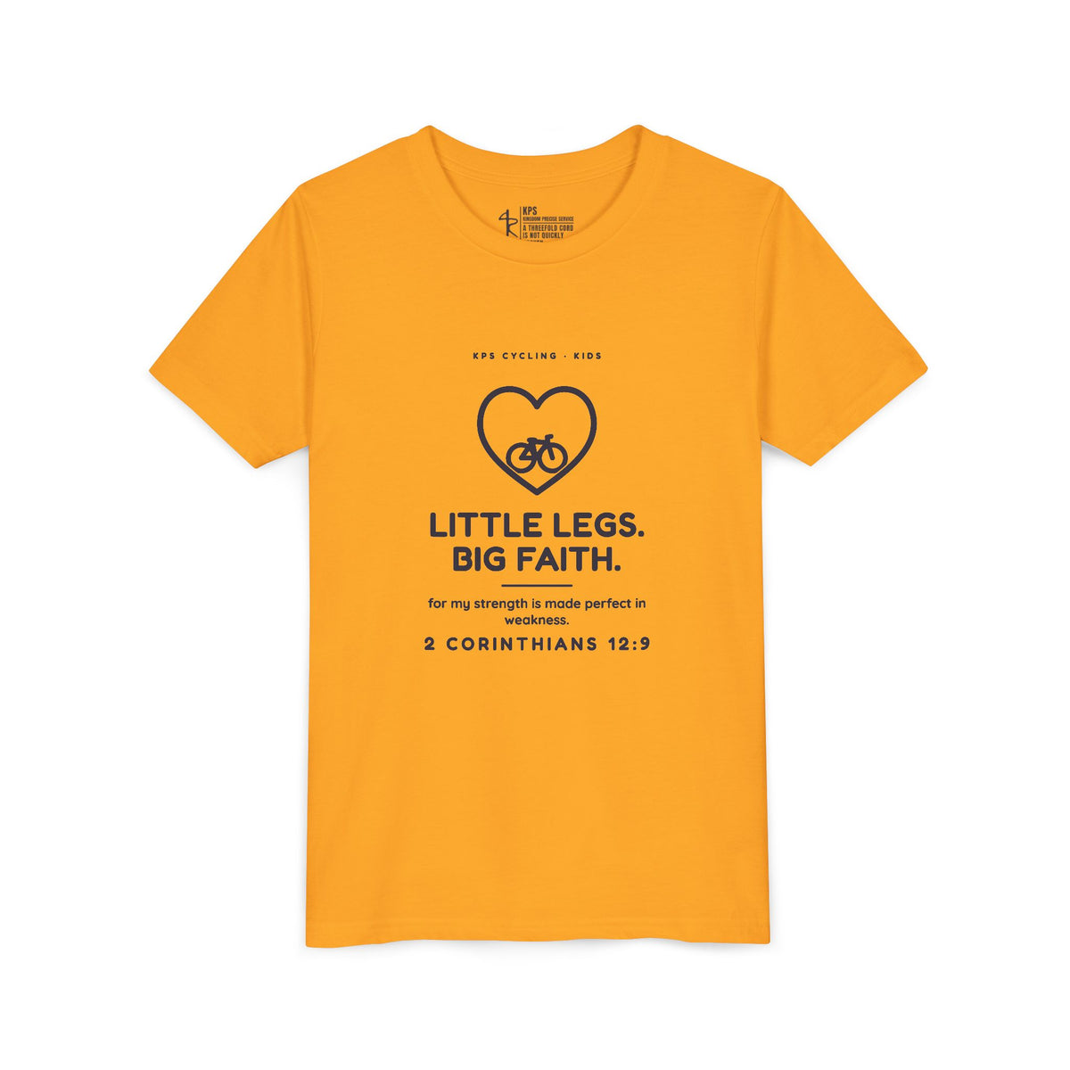 Little Legs, Big Faith Youth Tee