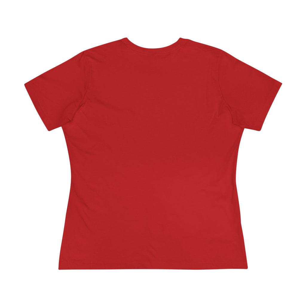 Keys of the Kingdom Women's Tee, Red, back view, plain back, KEYS OF THE KINGDOM., Matthew 16:19 (KJV)