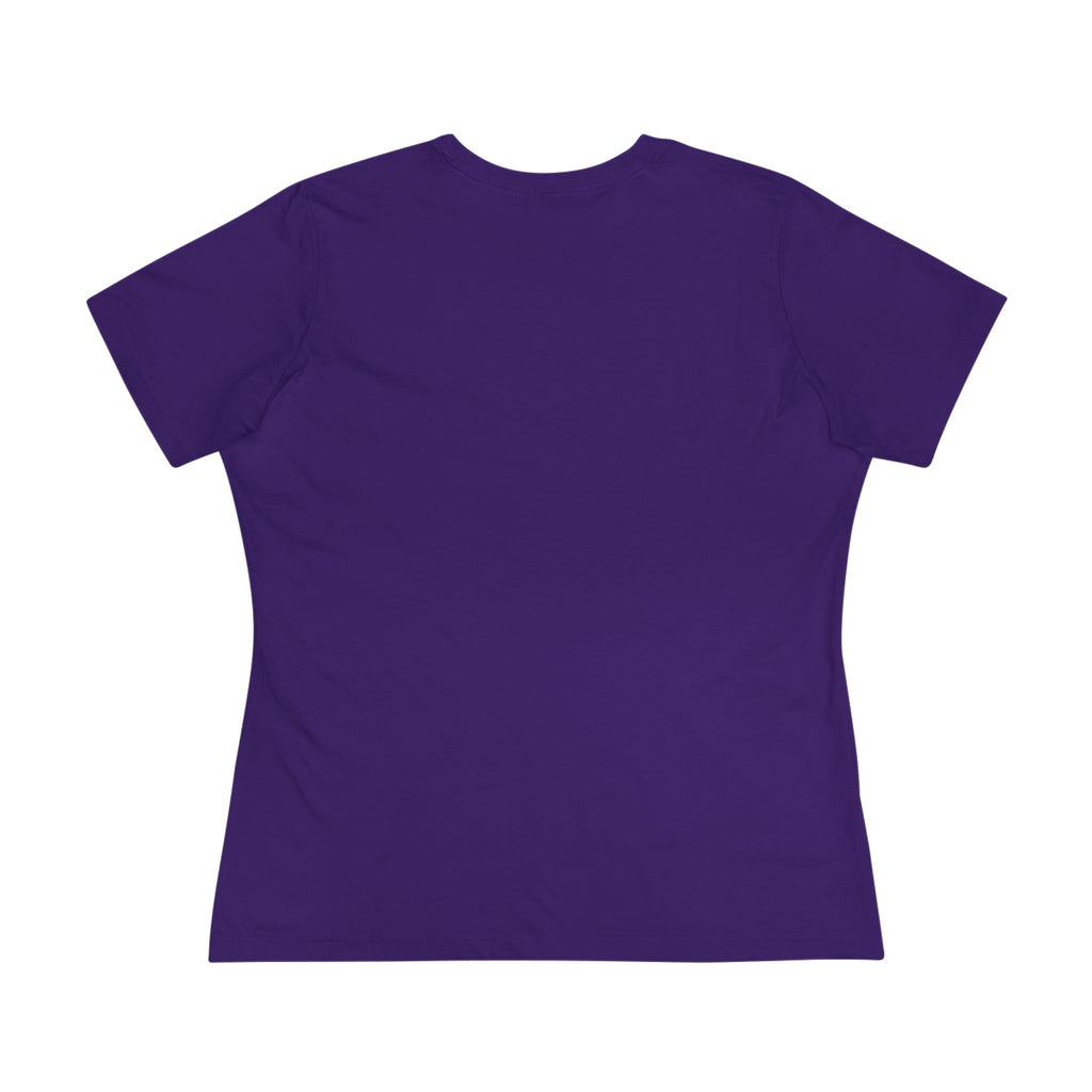 Keys of the Kingdom Women's Tee, Team Purple, back view, plain back, KEYS OF THE KINGDOM., Matthew 16:19 (KJV)