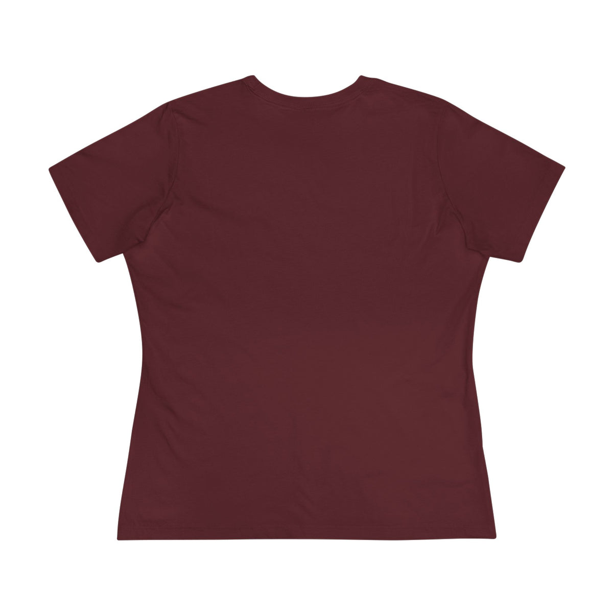 Keys of the Kingdom Women's Tee, Maroon, back view, plain back, KEYS OF THE KINGDOM., Matthew 16:19 (KJV)