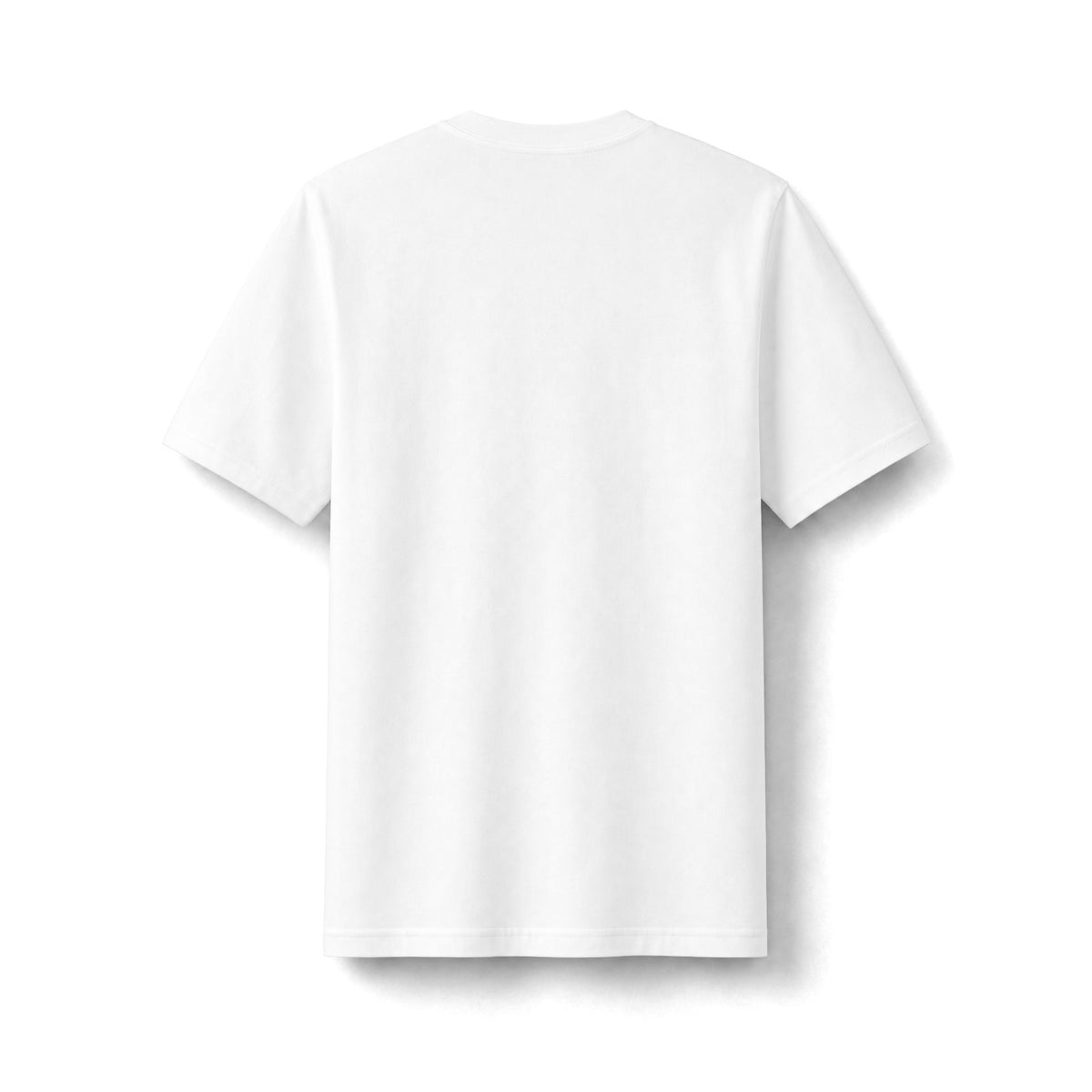 Fear Not Tee, t-shirt, White, back view, blank, FEAR NOT., Isaiah 41:10 (KJV)