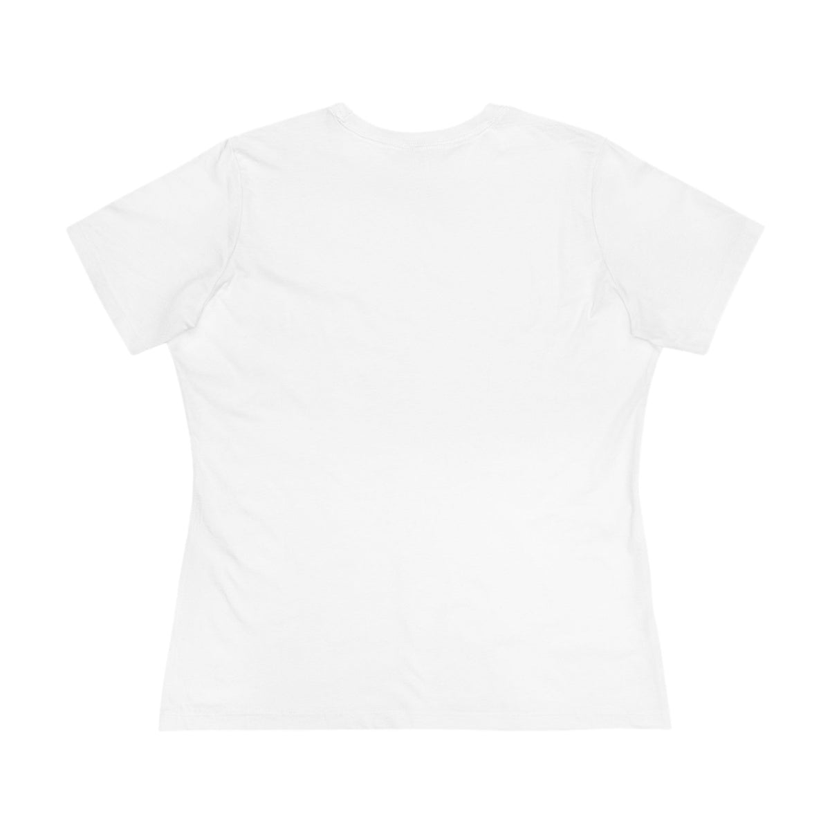 No Temas Women's Relaxed Tee, White, back view, plain, NO TEMAS., Isaiah 41:10 (KJV)