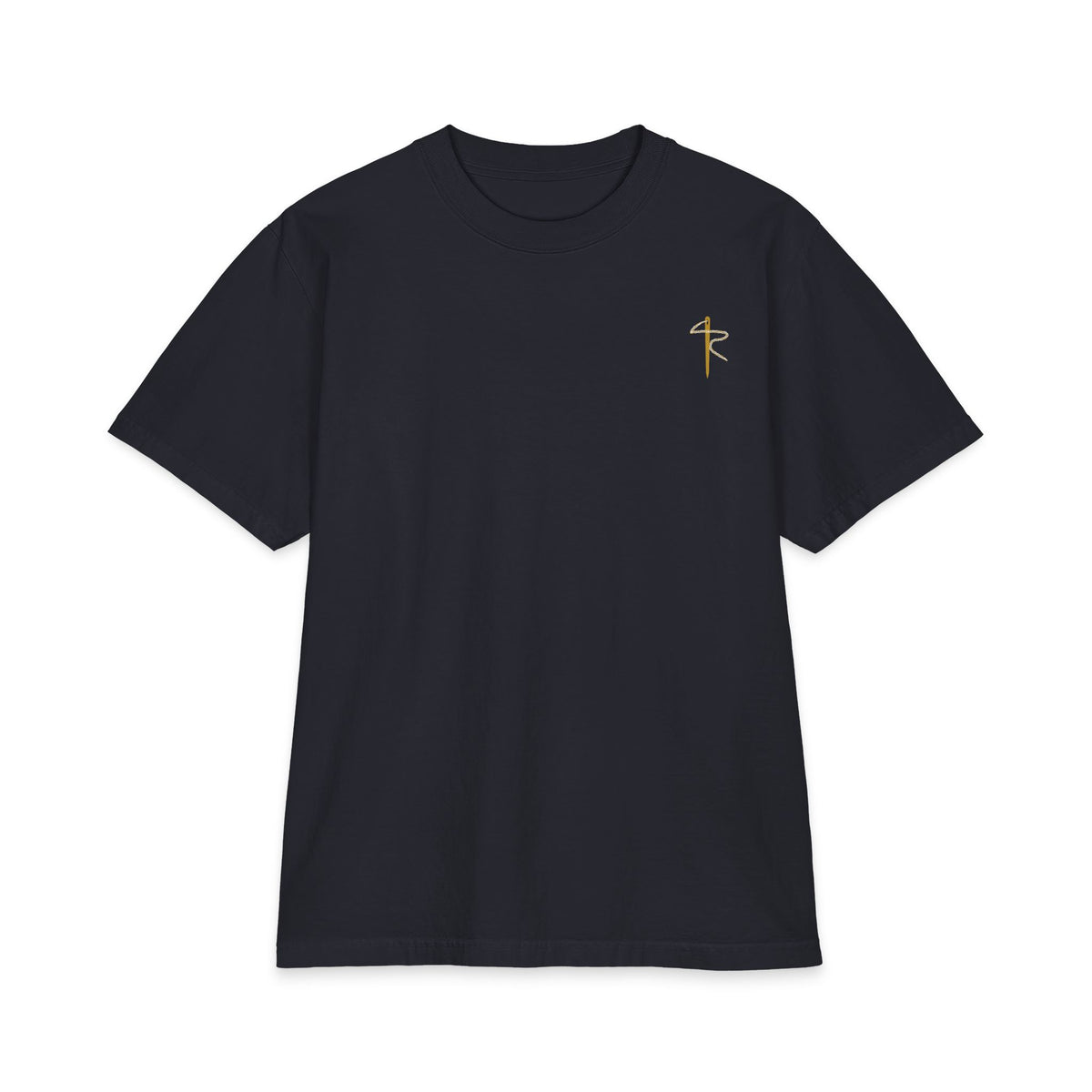 Carbo-Load Facts Cycling Tee, Navy, front view, CARBO-LOAD FACTS. John 6:35 (KJV)