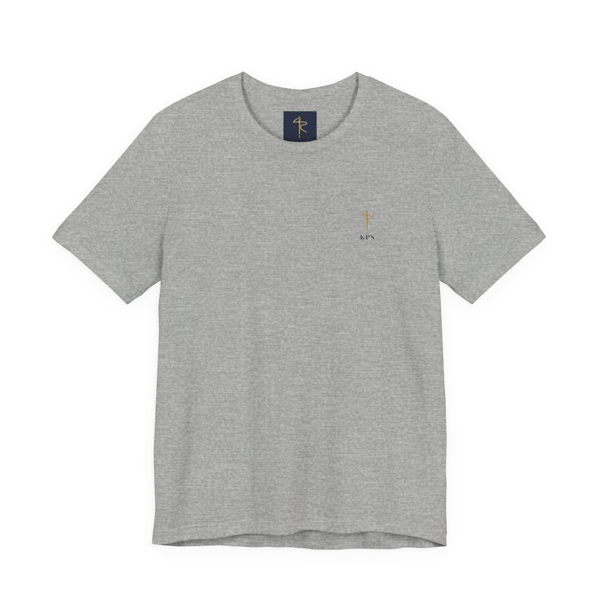 Kingdom 6:33 Tee, t-shirt, Athletic Heather, front view, KINGDOM 6:33., Matthew 6:33 (KJV)