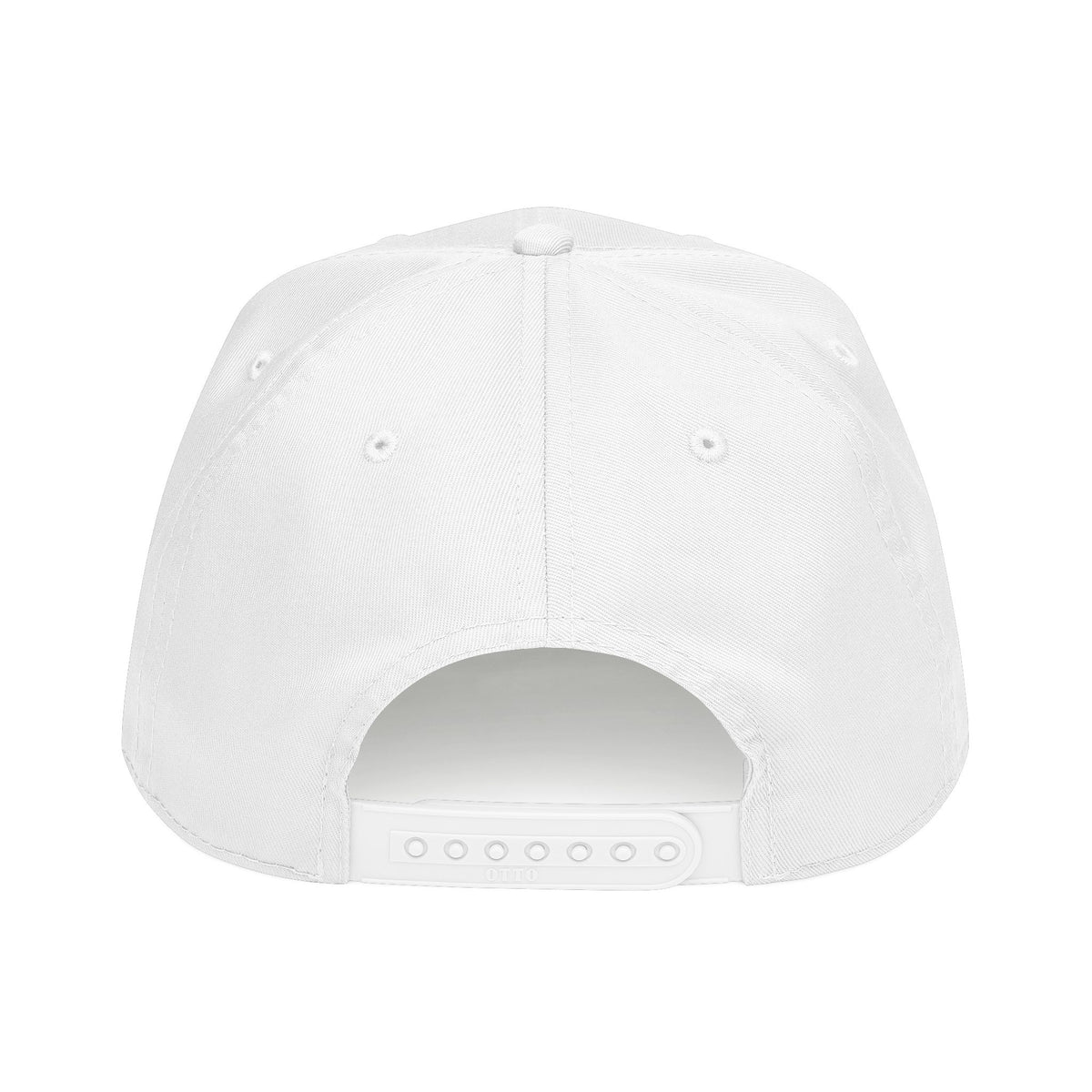 Rincón Dawn Patrol Club Cap, White, back view, RINCÓN DAWN PATROL CLUB. Psalm 118:24 (KJV)