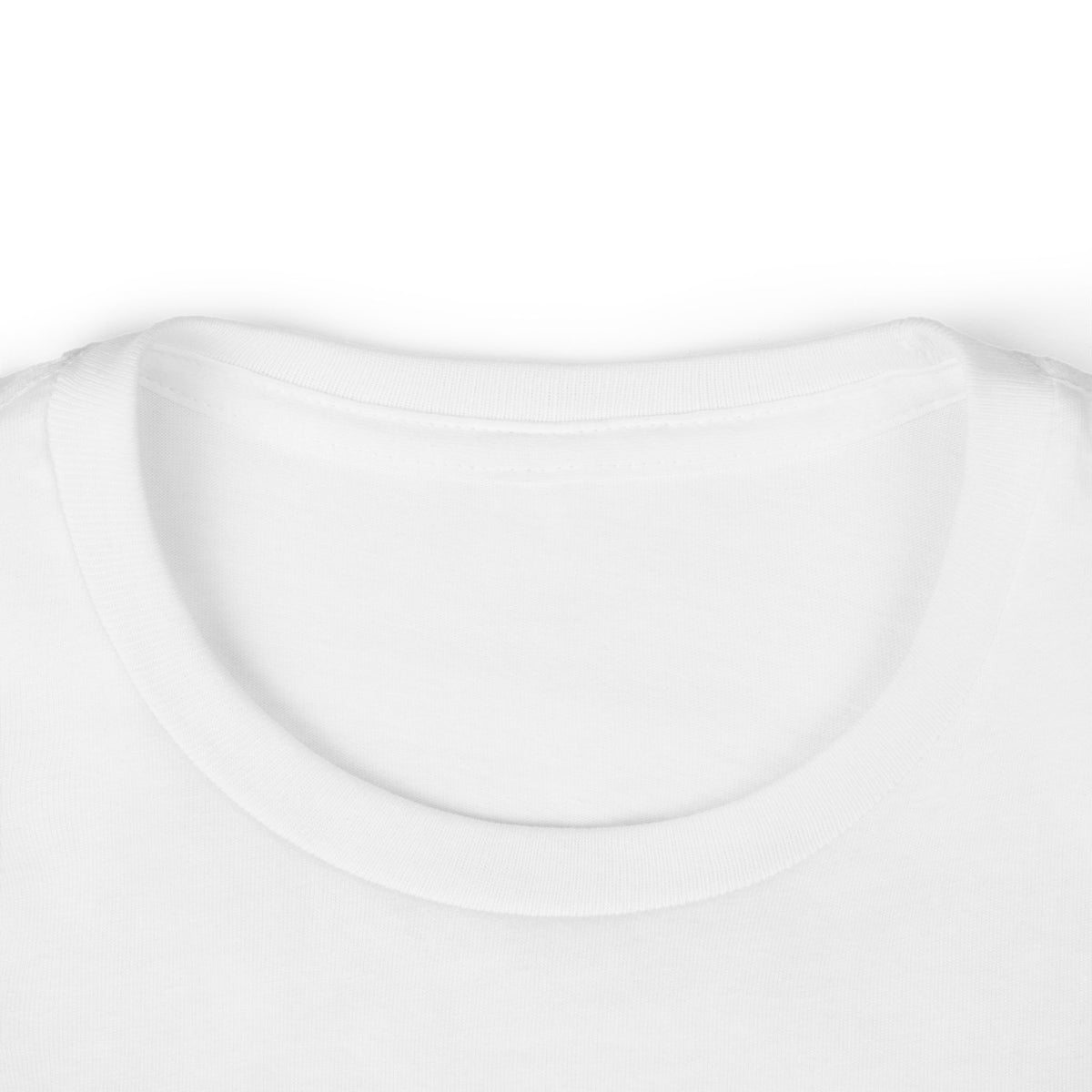 Faith Over Sight Kids Tee, White, collar close-up, FAITH OVER SIGHT., 2 Corinthians 5:7 (KJV)