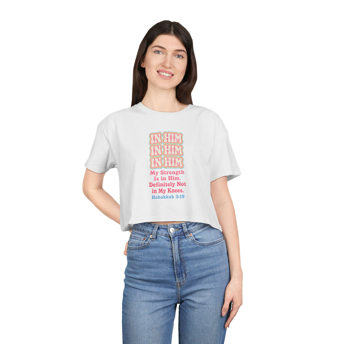 In Him Crop Tee