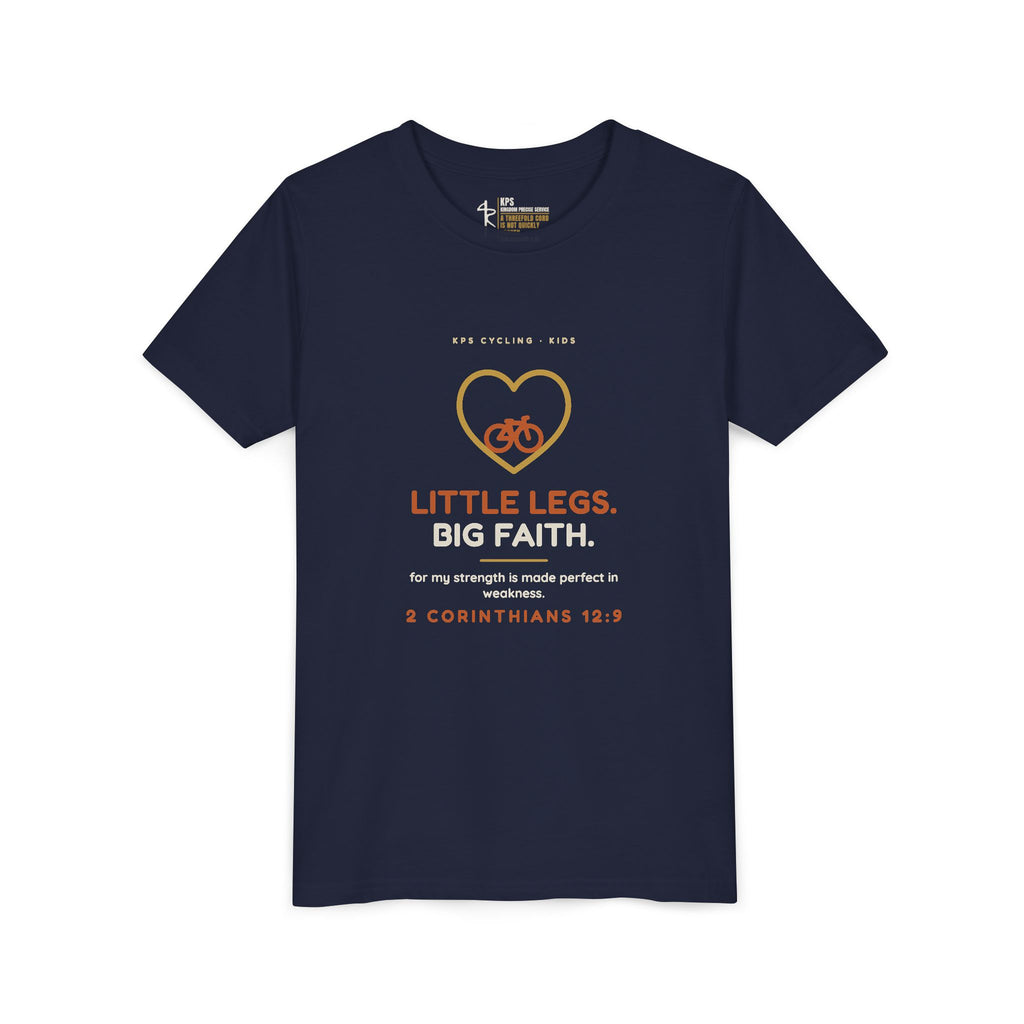 Little Legs, Big Faith Youth Tee