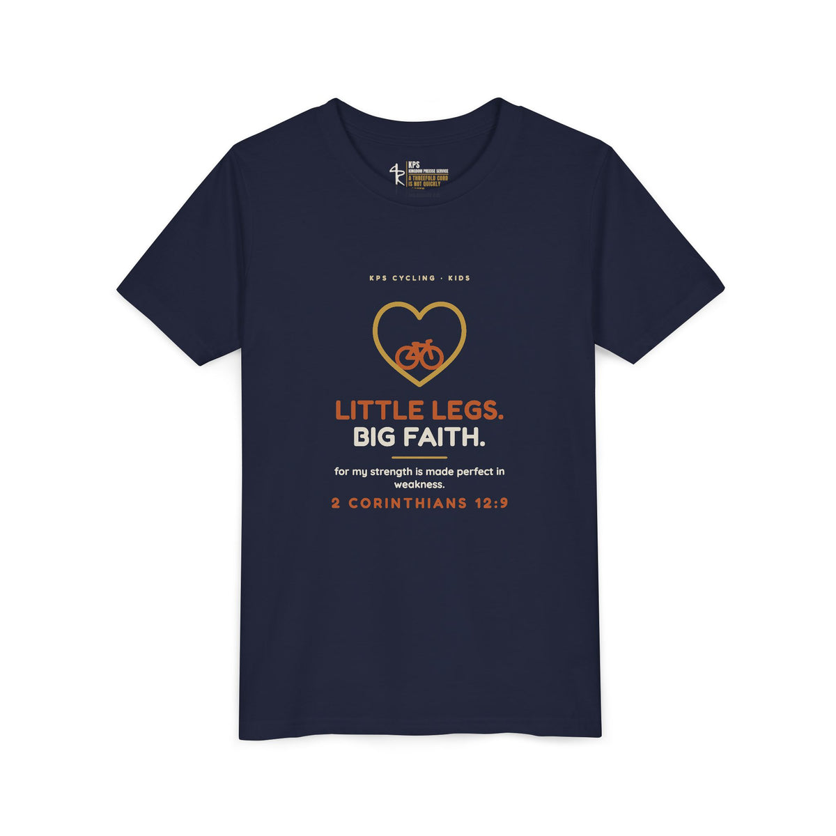 Little Legs, Big Faith Youth Tee