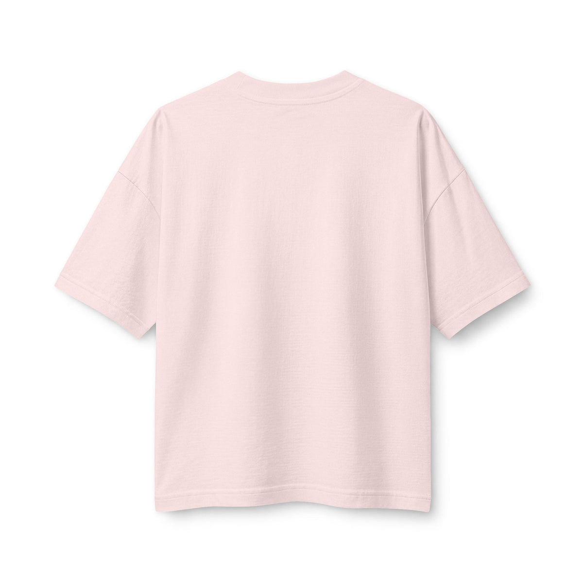Salty Sisterhood Women's Boxy Tee, Soft Pink, back view, SALTY SISTERHOOD. Ecclesiastes 4:12 (KJV)