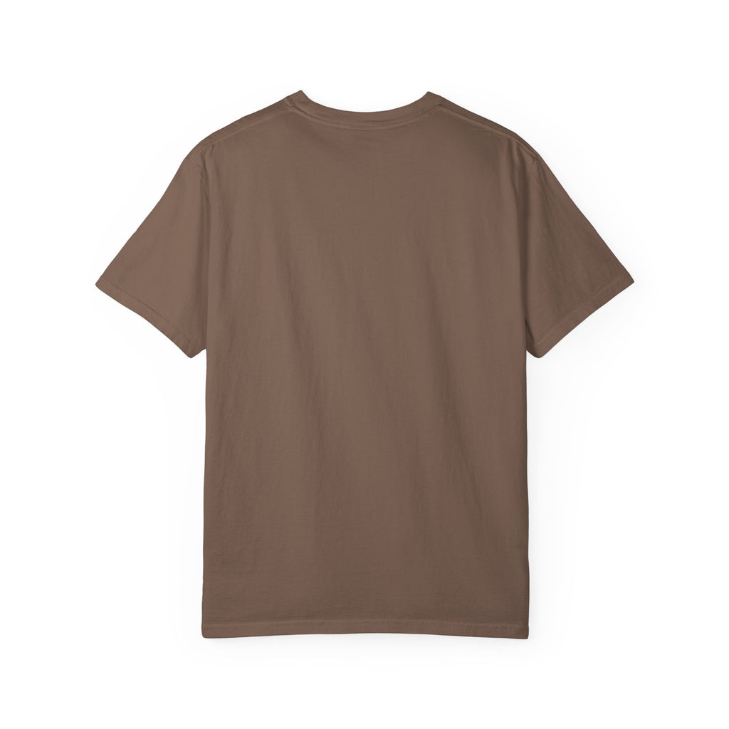 KPS Surf Club Tee, Espresso, back view, KPS SURF CLUB. Ecclesiastes 4:12 (KJV)