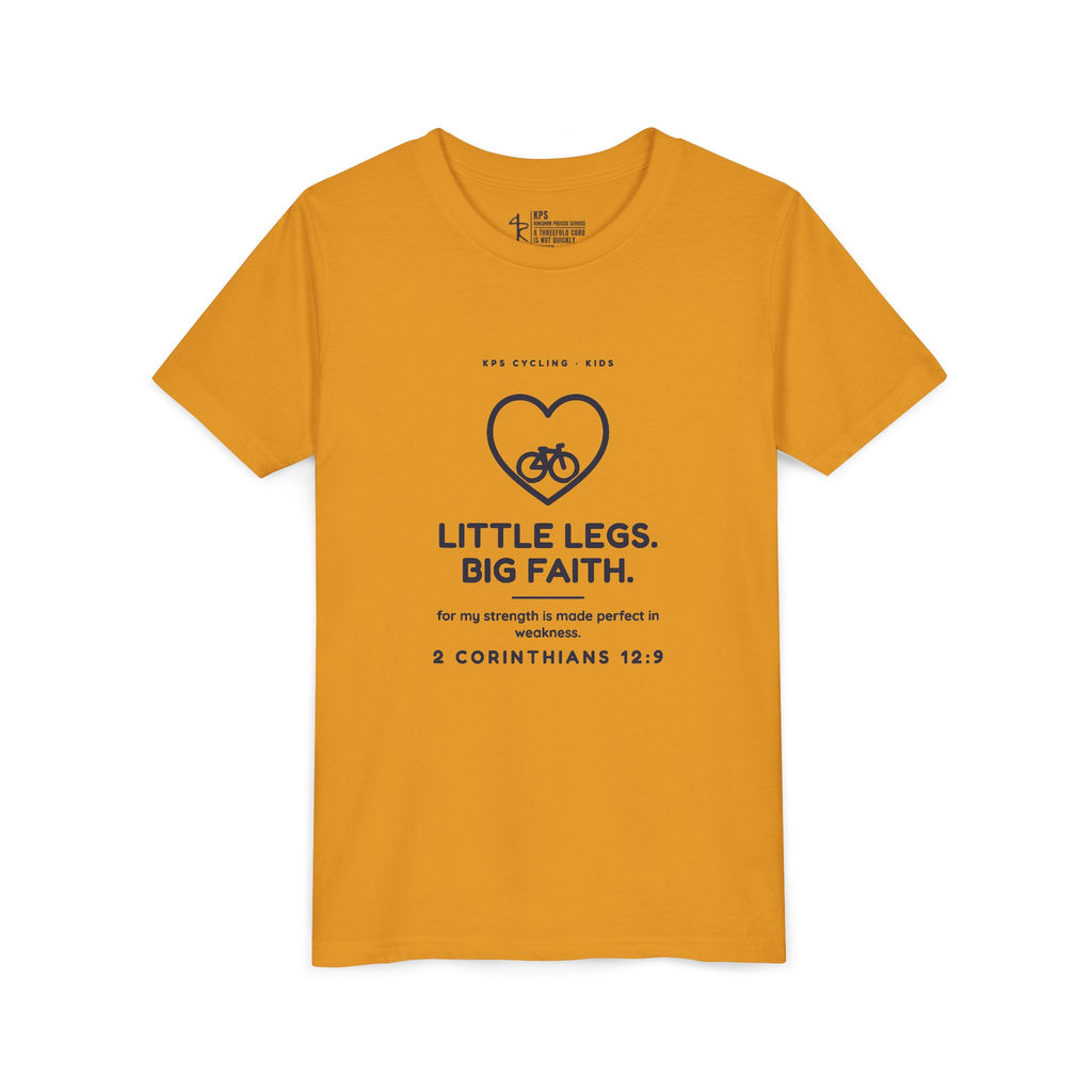 Little Legs, Big Faith Youth Tee